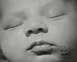 Newborn photography Hythe Kent baby features close up black and white