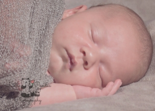 Newborn photography Hythe Kent close up baby sleeping on blanket