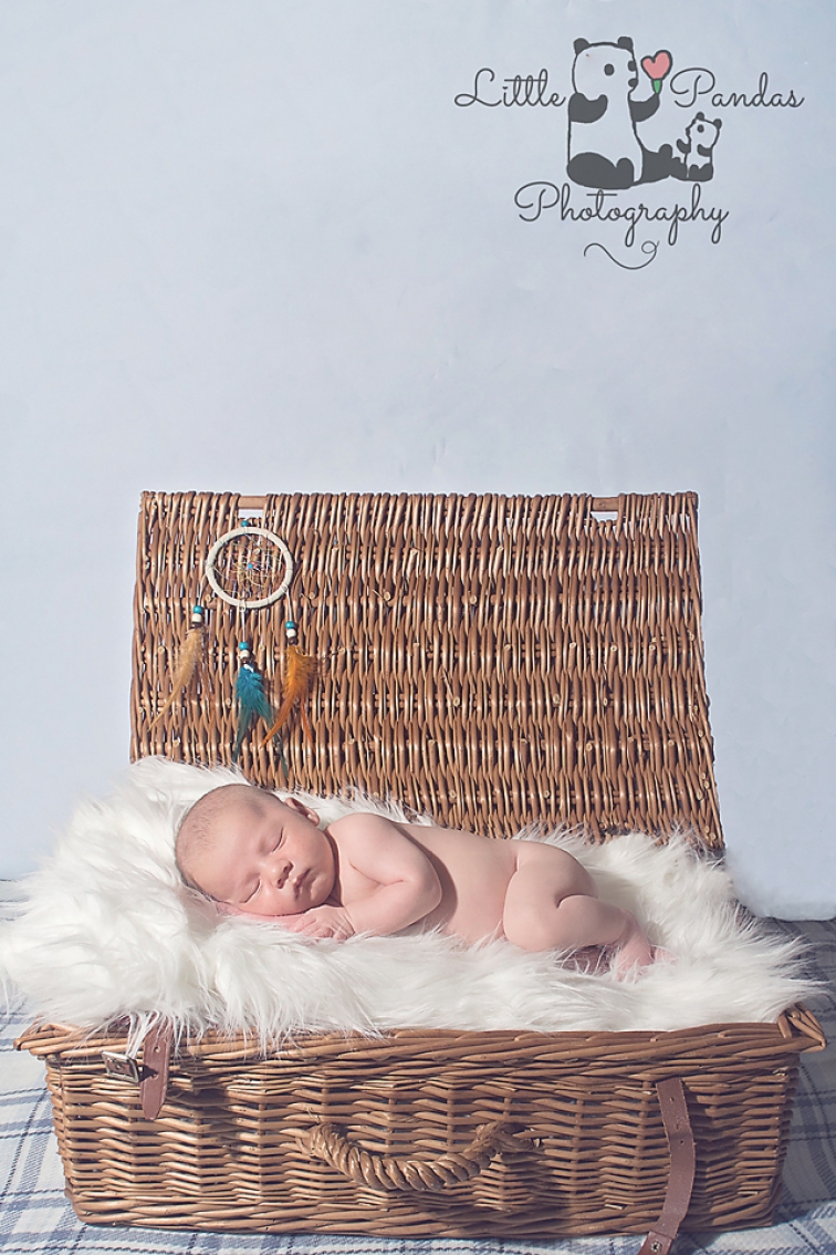 Newborn photography Hythe Kent baby in basket